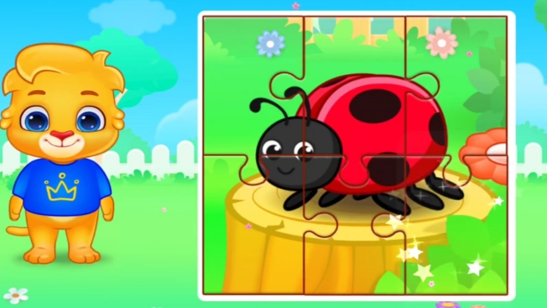 Развивающий Мультфильм для Детей/Собираем Пазлы Животные/Обучающие Мультики для Малышей