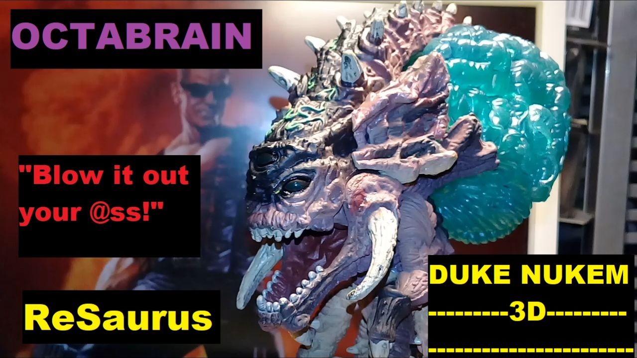 Review! ReSaurus 1997 OctaBrain, Basic Subseries From Duke Nukem 3D Videogame By 3D Realms!