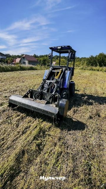 Многофункциональность мини-погрузчика Барнаульца 500! Готовимся к лету.