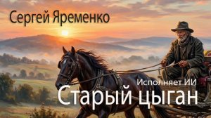 Песня "Старый цыган". Стихи Сергей Яременко, исполняет ИИ