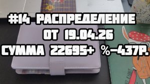 #14 распределение  22695р + % по вкладам. Сколько дарить на ДР?