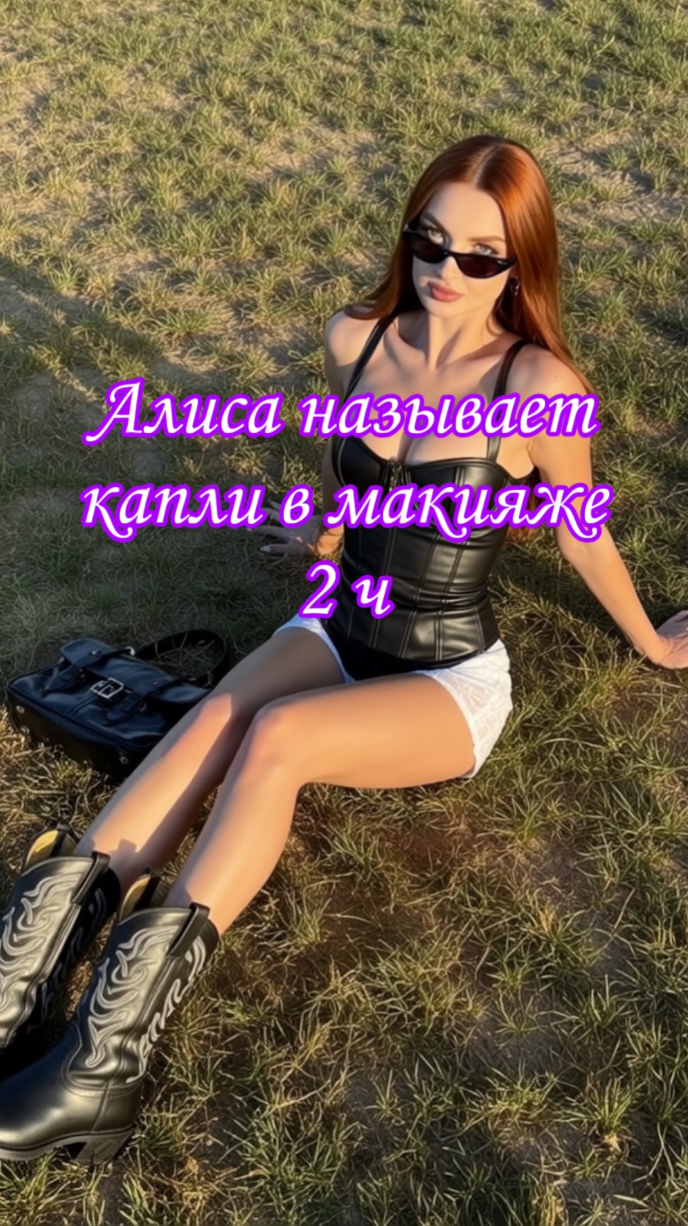 Наношу столько капель косметики, сколько скажет Алиса 2ч