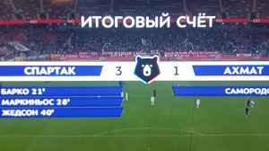 Футбол Спартак - Ахмат