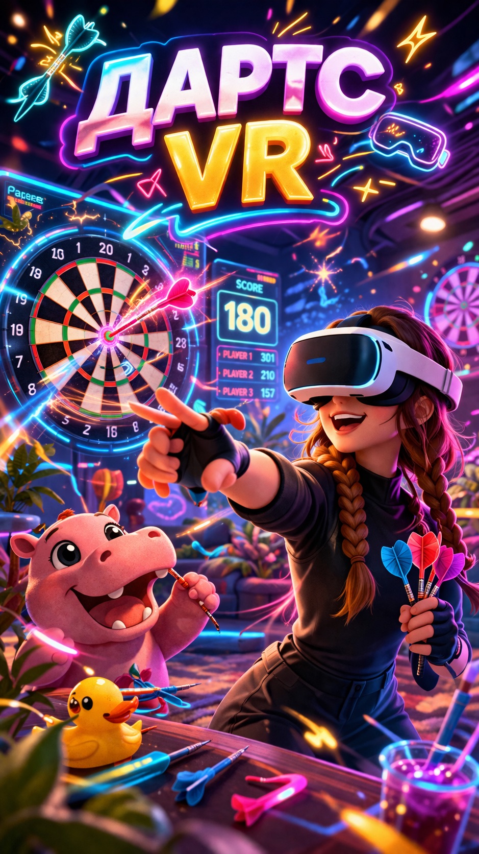 Виртуальный дартс! Часть 2