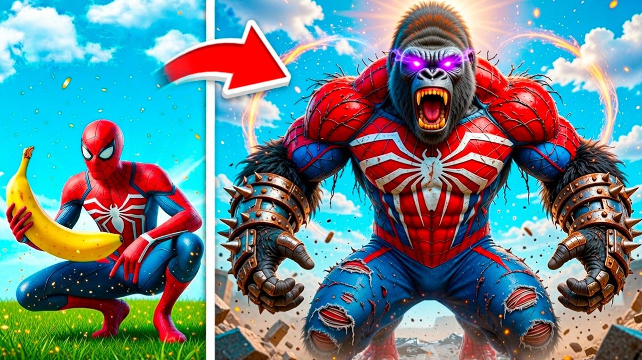 Прокачал Человека Паука в Кинг Конга в ГТА 5!