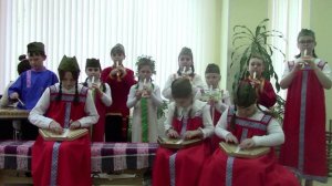 ГБОУ Школа 630 Ансамбли "Весёлый наигрыш" и "Русские берёзки" - "На солнечной поляночке"