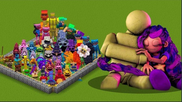 НАШЛИ ВСЕХ МОНСТРОВ ИЗ ПОППИ ПЛЕЙТАЙМ В МАЙНКРАФТЕ!