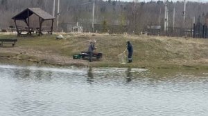 поимка форели