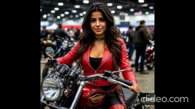 Фернанда Пирес участвует в мотошоу.