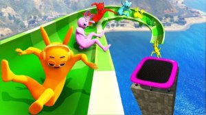 ГТА 5 ИНКРЕДИБОКС СПРУНКИ КОМАНДА 💦 | УЛЬТИМАТИВНЫЕ ГОРКИ И ТРАМПЛИН | РЭГДОЛЛ ПРИКОЛЫ