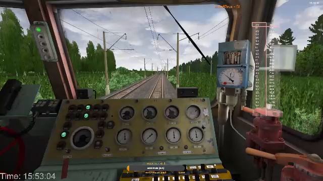 RTrainSim. Официальный мультиплеер смены №501. Маршрут №16. Ускоренный грузовой