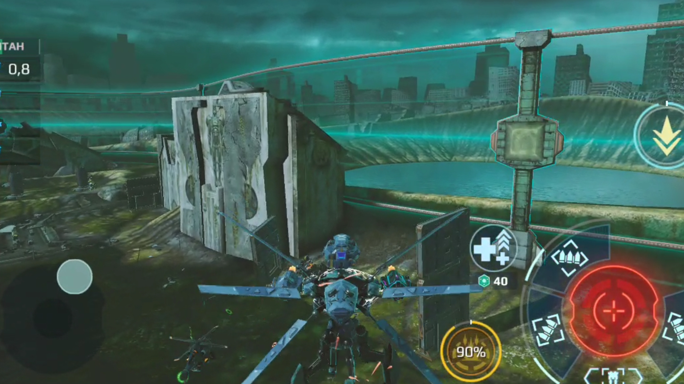 Играю в War Robots в режиме против всех. Играю на  Anaksor.