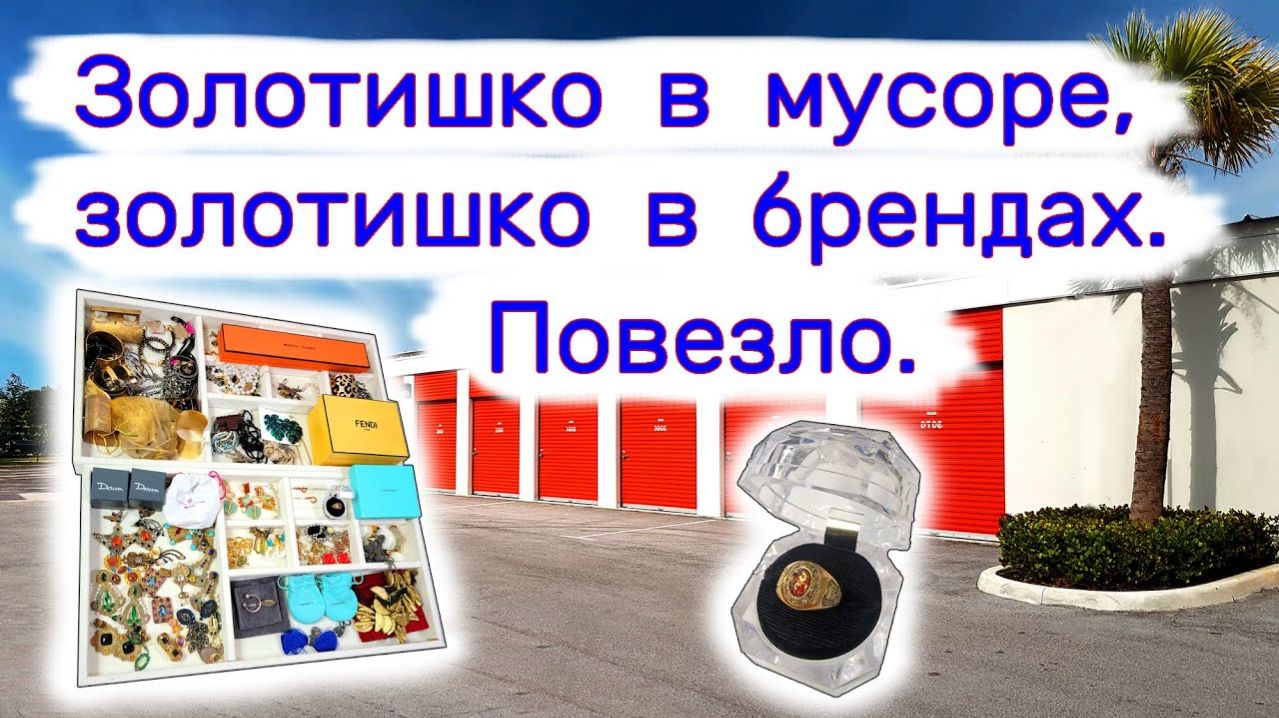 АУКЦИОН КОНТЕЙНЕРОВ В США - Золотишко в мусоре, золотишко в брендах. Повезло. Выпуск 253