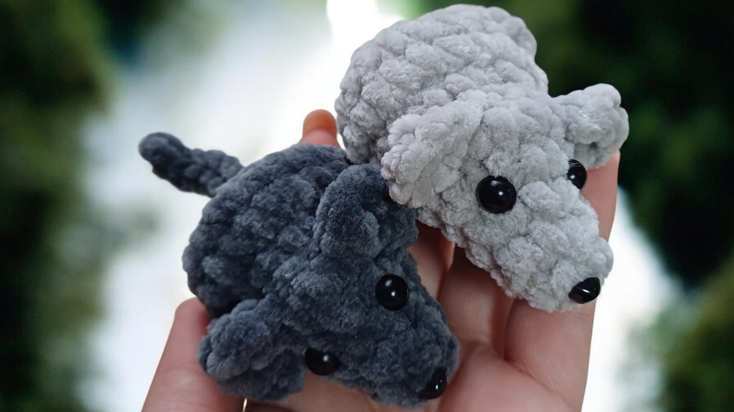 Новые игрушки из остатков пряжи. Неделя √2