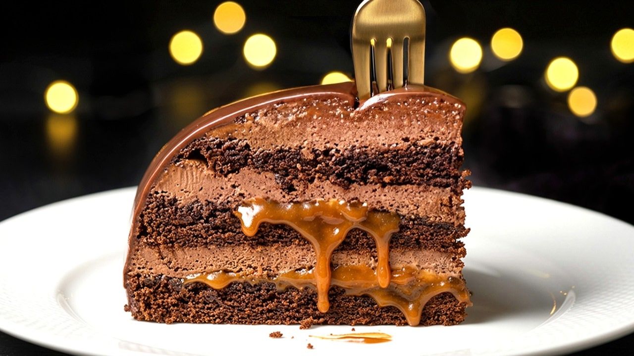 Карамельный торт «Марс» в куполообразной форме от 🍫🍯