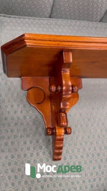 Полка большая МИГ688 из красного дерева от фабрики Satin Furniture (Индонезия)