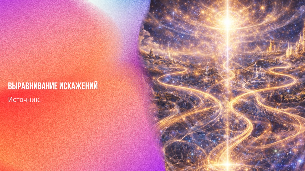 Источник. Выравнивание искажений | Ченнелинг Numerorum