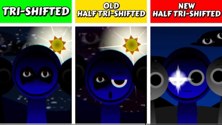 Sprunki Tri-shifted Vs Old Half Tri Shifted Vs New Half Tri Shifted