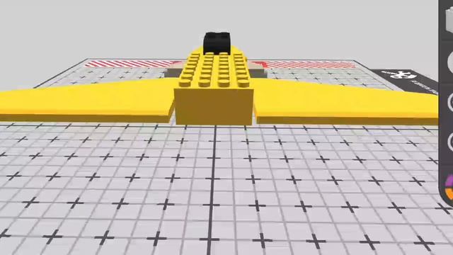 Постройки из игры Draw Bricks #1 - Простой Жёлтый Самолёт