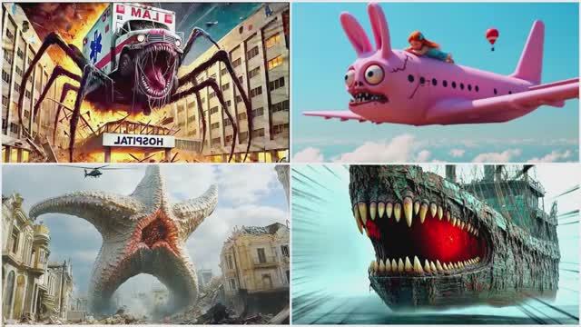 МУЛЬТИКИ ПРО МОНСТРОВ 🚑 Скорая Помощь ЕХЕ против Пинки и Голодной Звезды 🌟 КРУТАЯ БИТВА