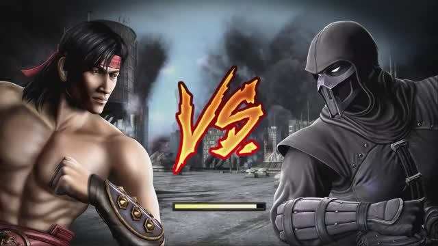 Mortal Kombat 9 - Лю Кан Vs Нуб Сайбот. Фаталити