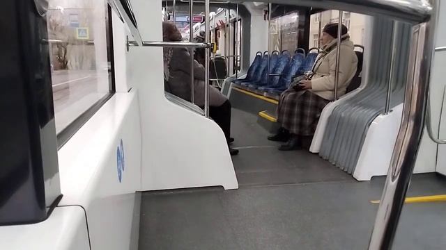 Поездка На Трамвае 49 На Витязе-М 31242 Даниловская мануфактураНагатино Москва 24.10.2023