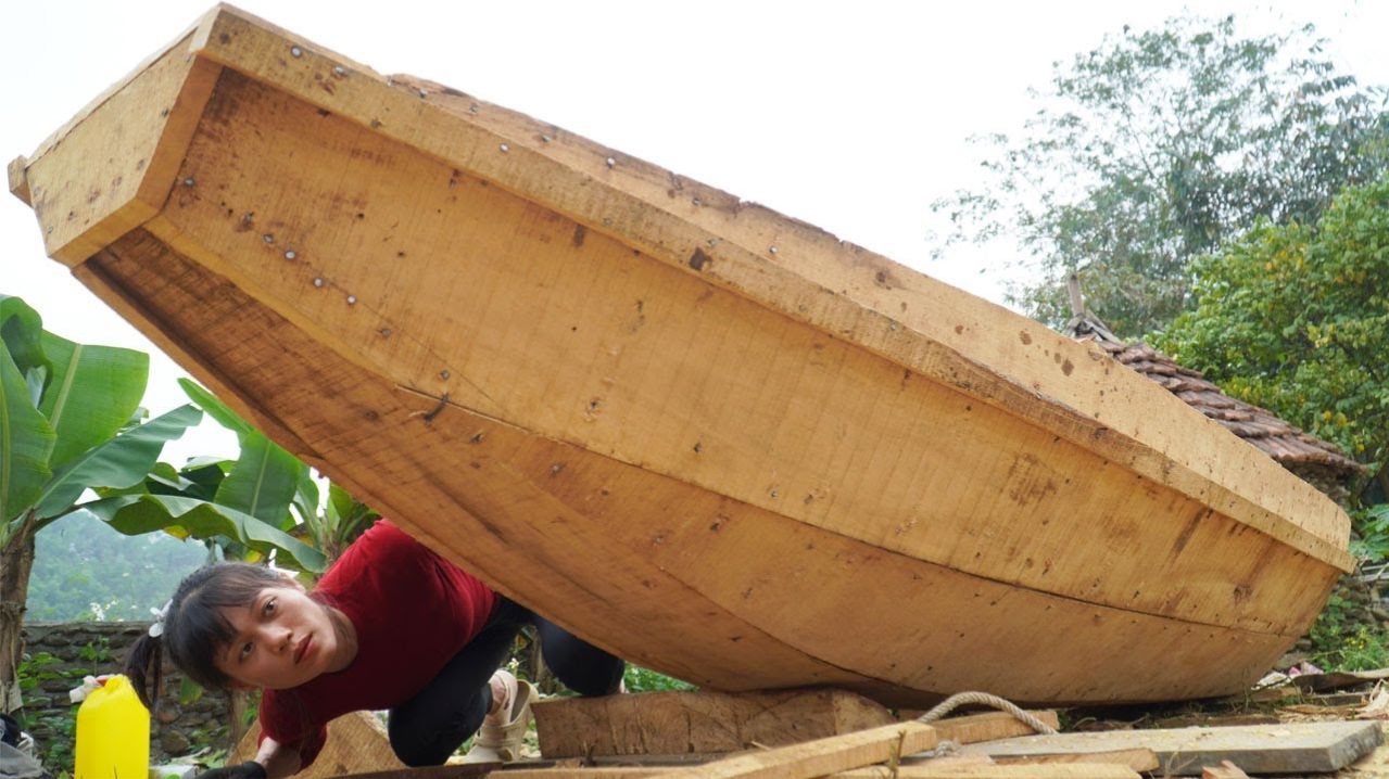 Простой способ сделать деревянную лодку из множества деревянных досок по старинке. Эпизод 2.