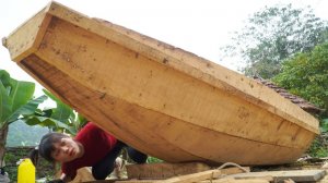 Простой способ сделать деревянную лодку из множества деревянных досок по старинке. Эпизод 2.