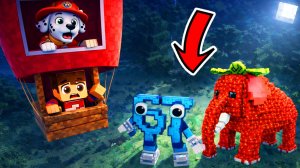 😱 ДОМ НА ВОЗДУШНОМ ШАРЕ ПРОТИВ БРЕЙНРОТОВ ИЗ РОБЛОКС В МАЙНКРАФТ!