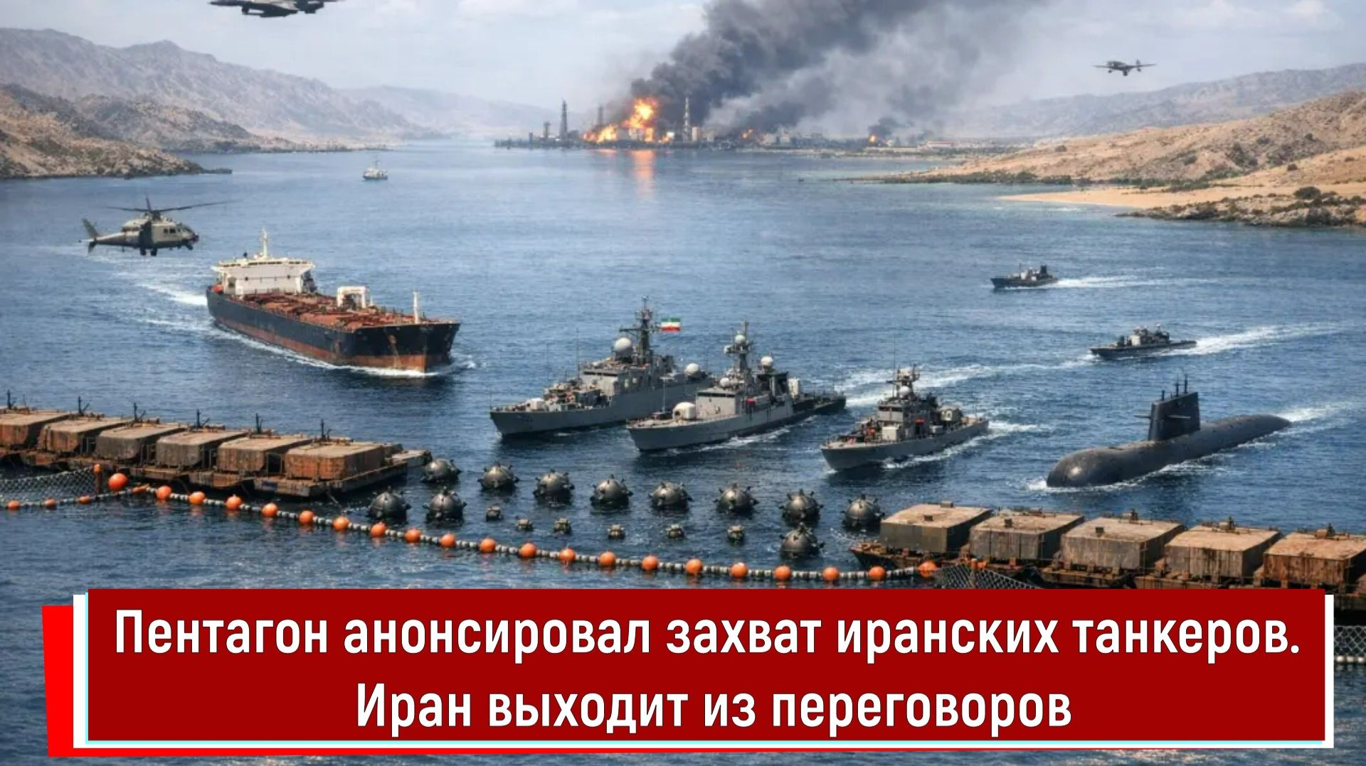 Пентагон анонсировал захват иранских танкеров. Иран выходит из переговоров