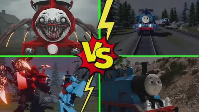 МУЛЬТИКИ ПРО ПАРОВОЗИКИ: Чу-Чу Чарльз встретил Проклятого Томаса — СУПЕР ИСПЫТАНИЕ 🚂😱