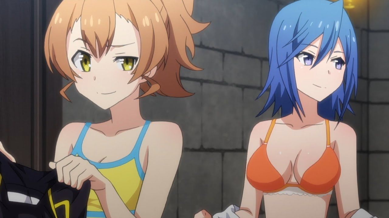 Пробрался в женскую раздевалку #аниме