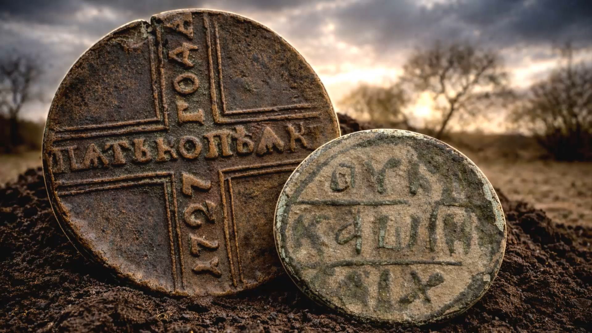 Коп с металлоискателем в пропавшей деревне | находки: Крестовик 1727 года и кашинское пуло!