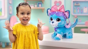 Приключение новой игрушечной собачки и визит к ветеринару от Твин Твин