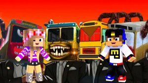 МОЙ ДРОН снял АВТОБУС ПОЖИРАТЕЛЬ в МАЙНКРАФТ НУБ И ПРО ЭВОЛЮЦИЯ ВИДЕО MINECRAFT Евгенбро
