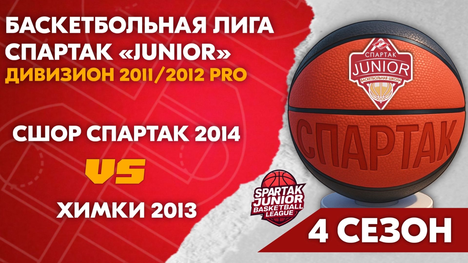 СШОР Спартак 2014 Vs Химки 2013