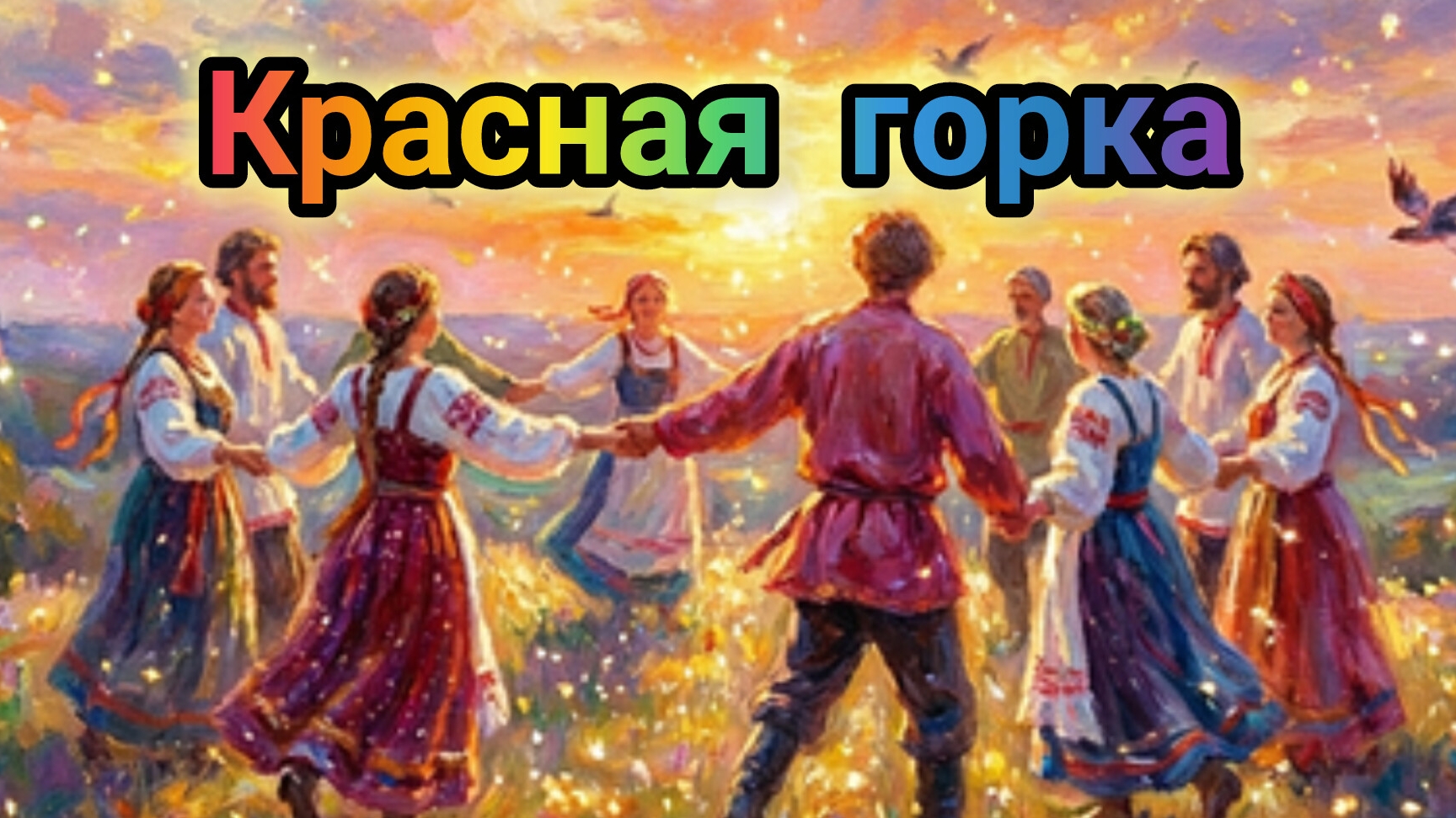 Поздравляю с Красной горкой. Роскошная музыкальная открытка.