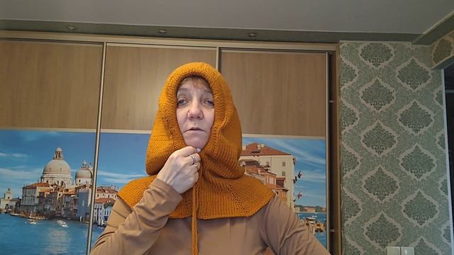 Наконец-то я довязала капор!