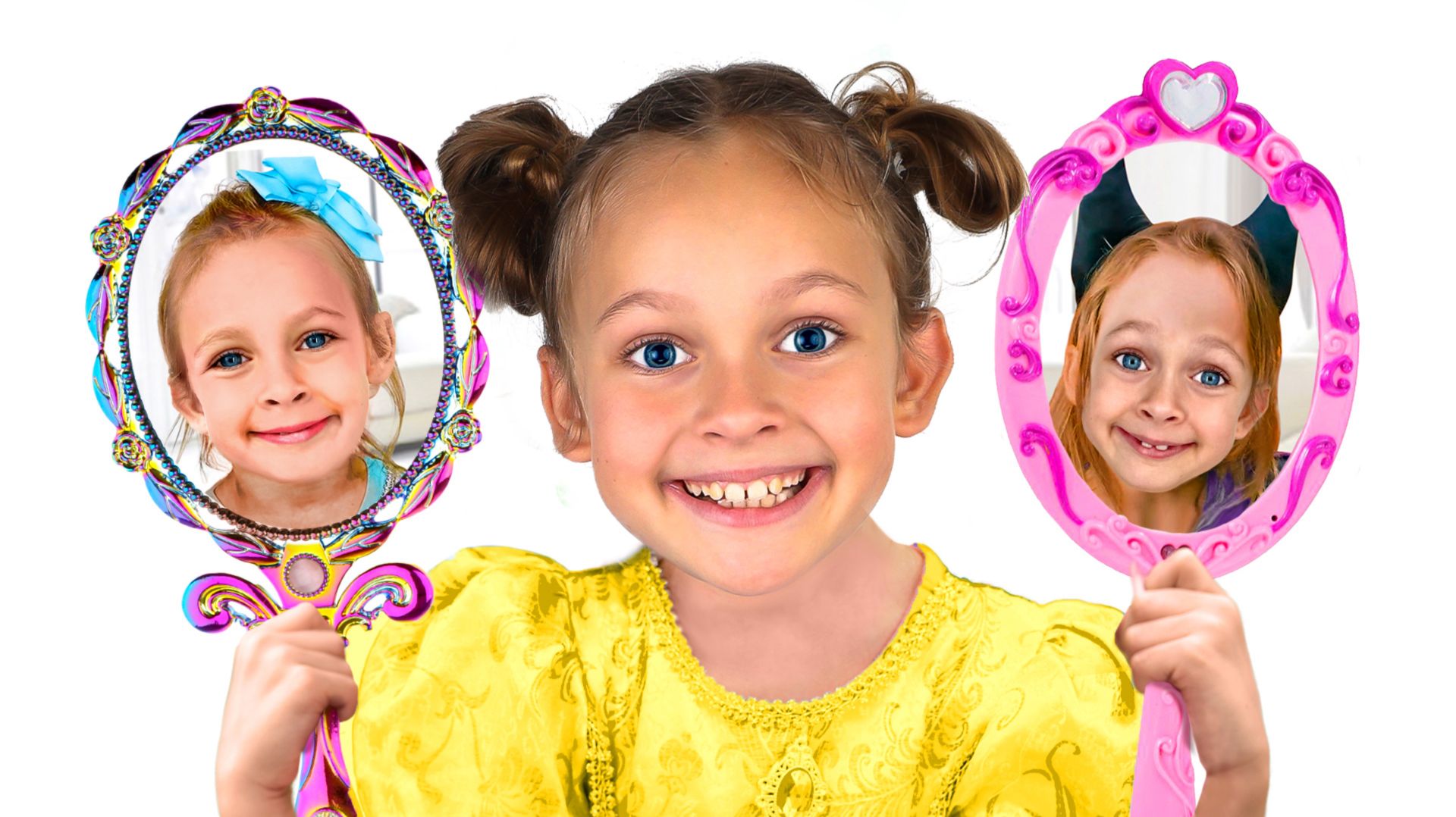 Зеркальная песня для детей Майи и Маши+Веселые детские сборники