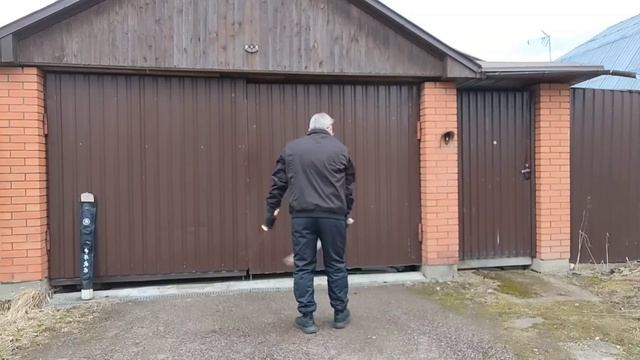 Разминка с парными мечами Дао в деревне