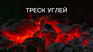 ЗВУК УГЛЕЙ | ТРЕСК УГЛЕЙ | успокаивает за 1 минуту