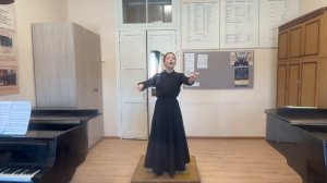 Н. Римский-Корсаков Хоровод и песня про бобра из 3 д., дирижирует Матвеева Елизавета