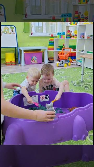 Играем в песочек (воспитатель Васенкина О.А.)