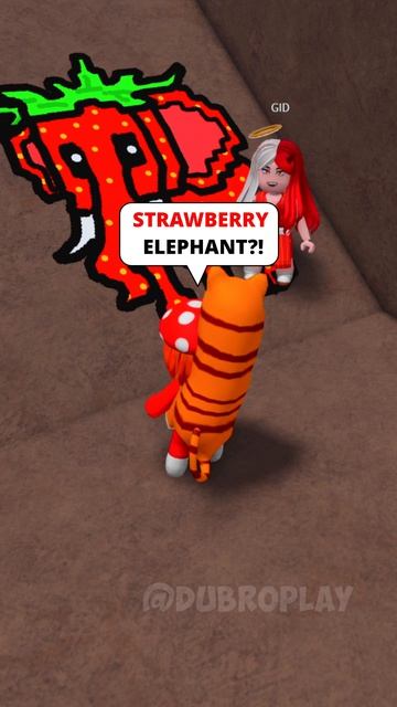 ОНА СРИСОВАЛА НАШЕГО СЛОНИКА🍓! И Я СДЕЛАЛ ЭТО😈! #roblox #dubrovskyplay #игра