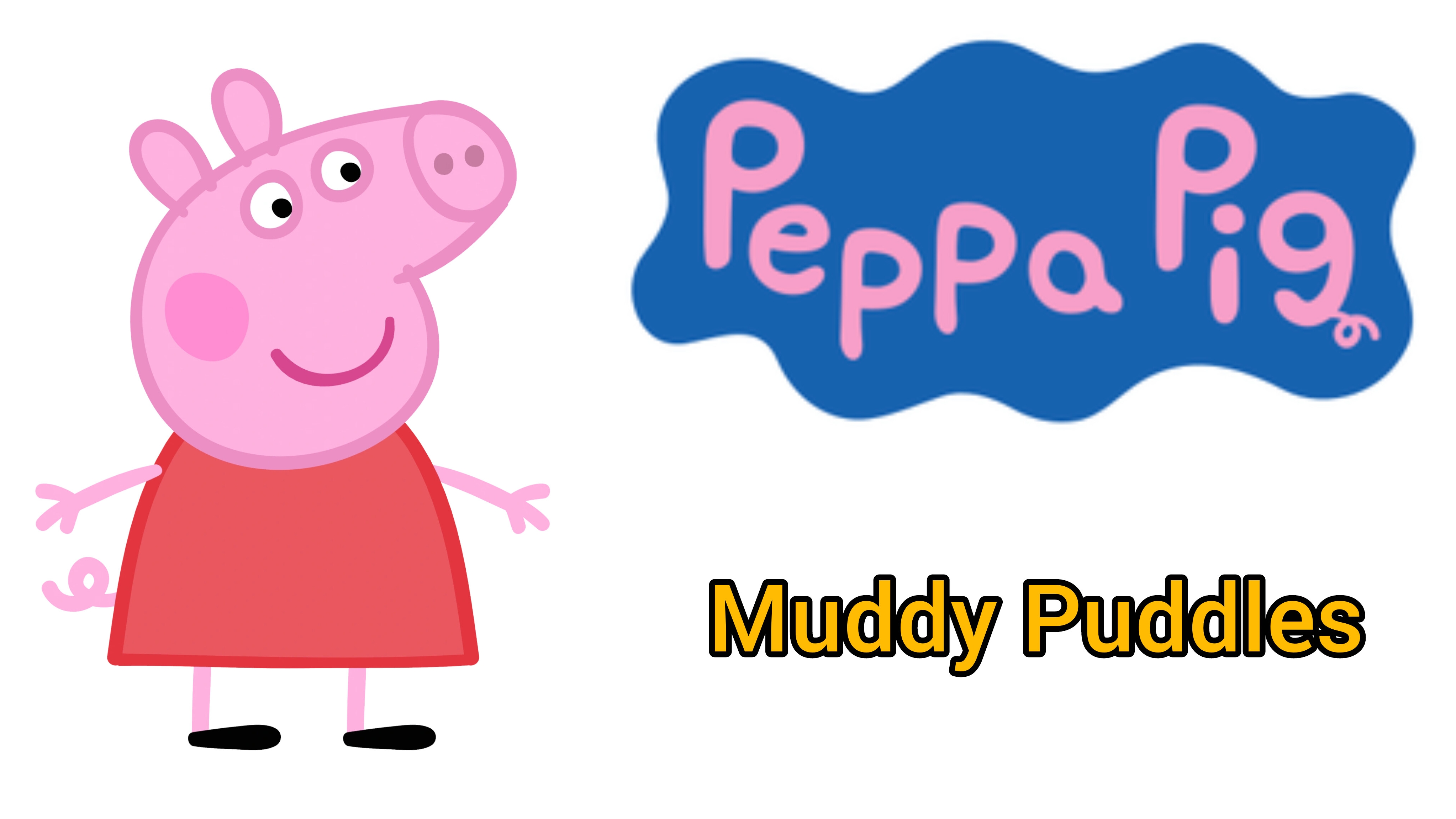 Peppa Pig — Muddy Puddles (Серия 1) | Английский для детей с субтитрами | Обучающий мультфильм