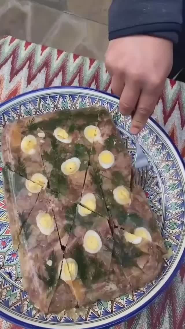 Холодец в афганском казане 🔥