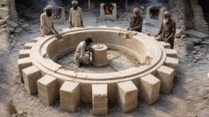 На опасном производстве в Пакистане производиться крупнейшее в мире оборудование, полный процесс.