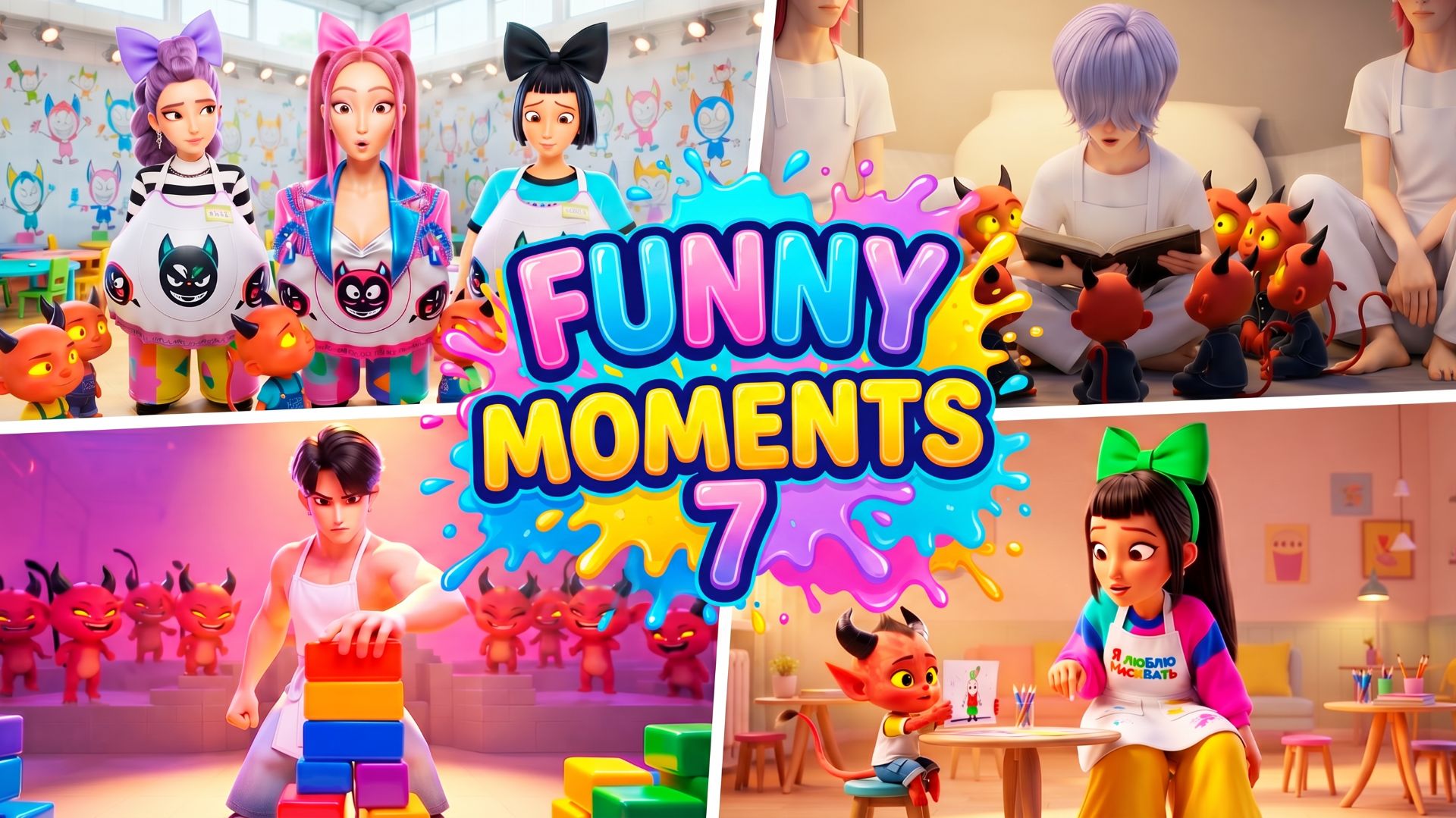 😱 FUNNY MOMENTS 7 — САМЫЙ ЖЕСТКИЙ СБОРНИК! 😂 К-Поп Охотницы Полностью Офигели