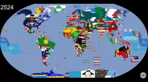 World Map Timeline : 2024-3024 years