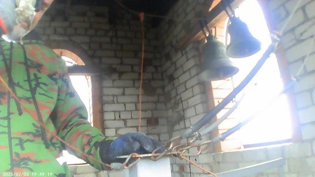 Колокольный трезвон по окончании Божественной Литургии 19 апреля 2026